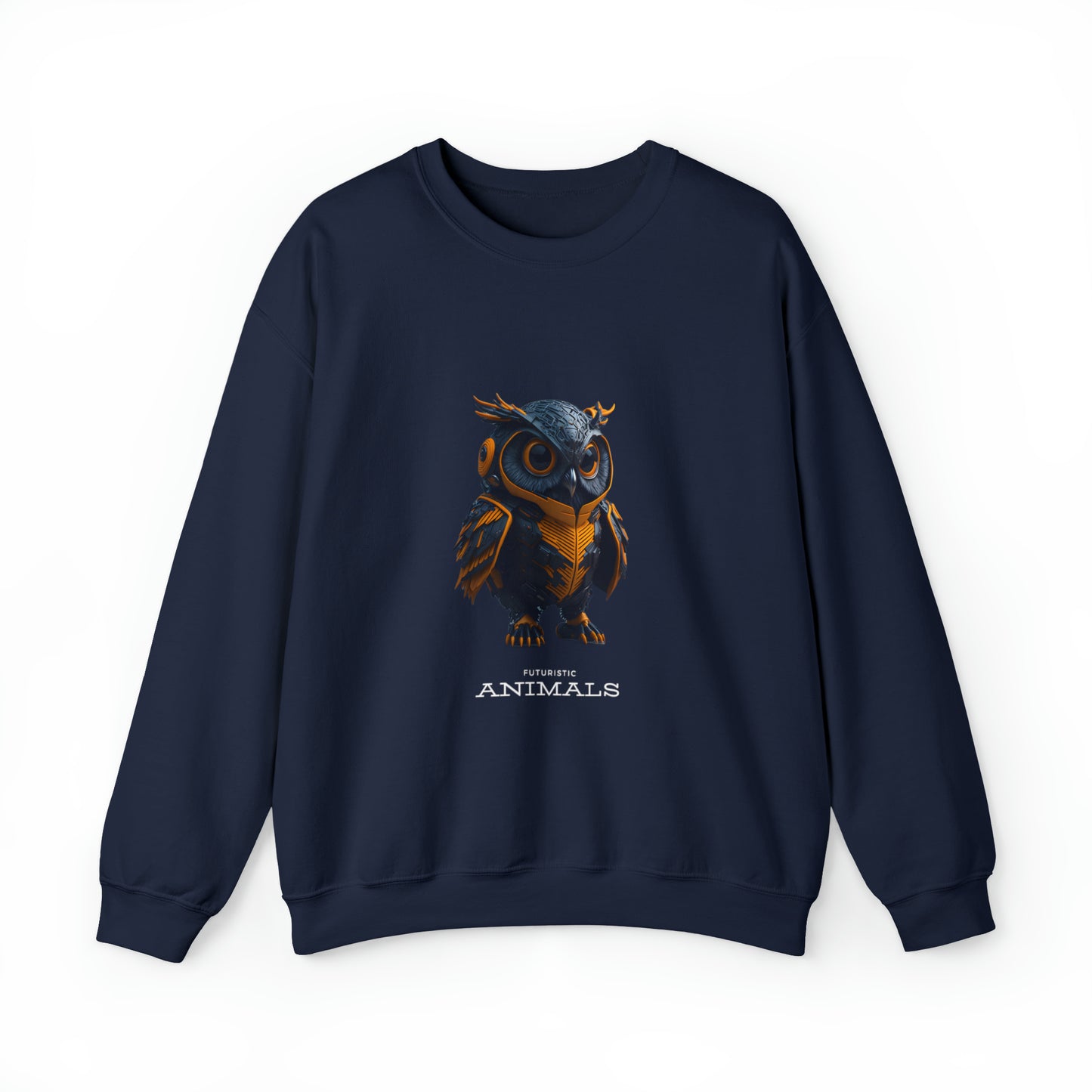 Futuristic Animals Sweatshirt Owl