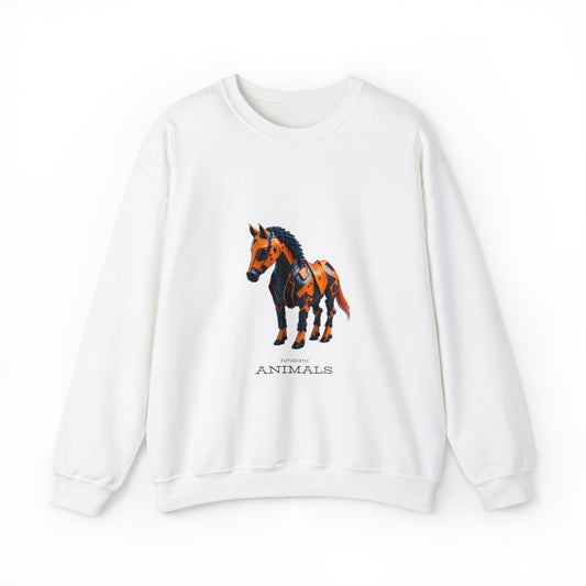 Futuristic Animals Sweatshirt Horse
